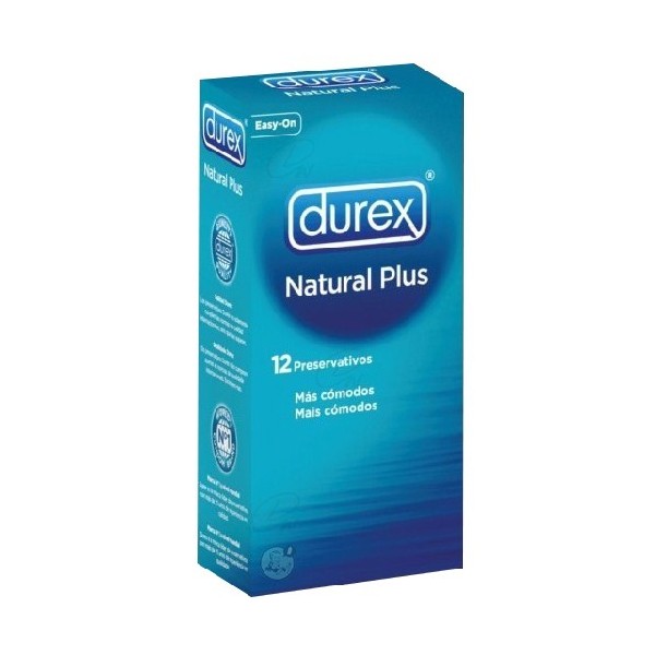 DUREX NATURAL PLUS - PRESERVATIVOS (12 U)