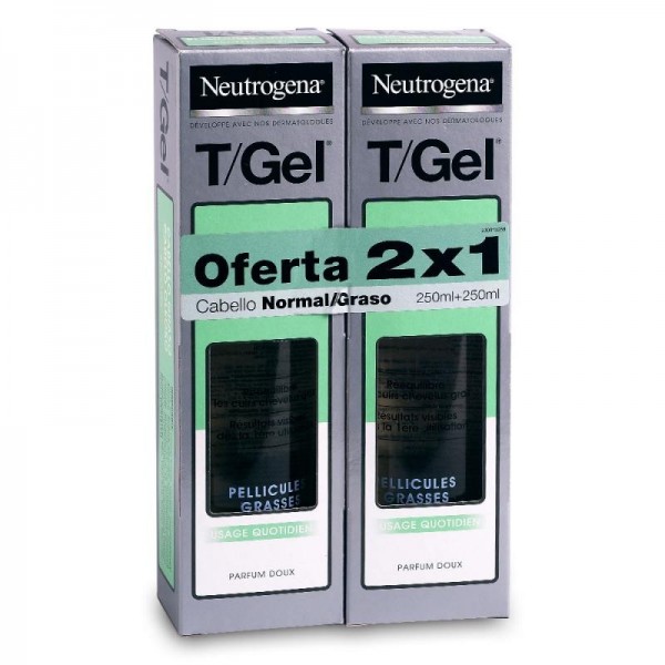 NEUTROGENA T-GEL CHAMPU ANTICASPA NORMAL/GRASO 250ML