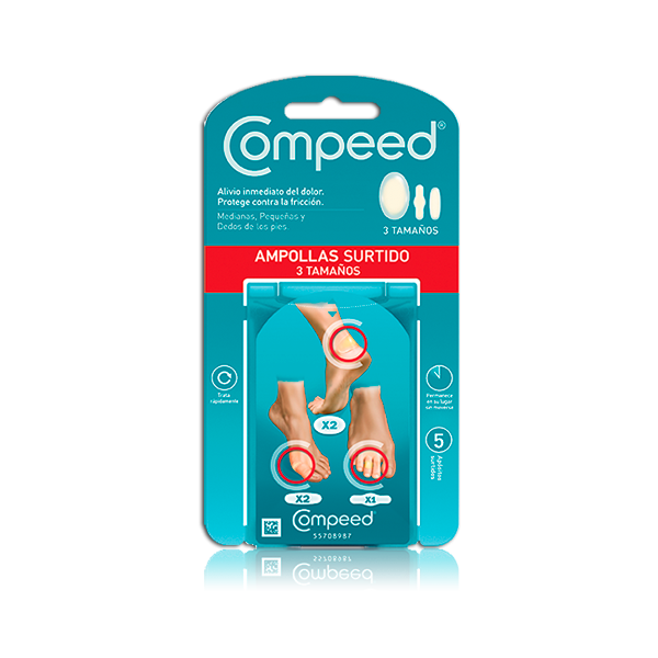 COMPEED AMPOLLAS - HIDROCOLOIDE (SURTIDO 5 U)