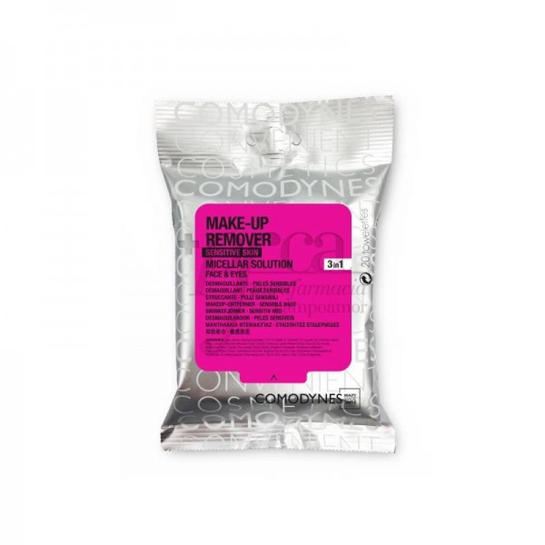 COMODYNES TOALLITAS DESMAQUILLANTES PIEL SENSIBLE 20...