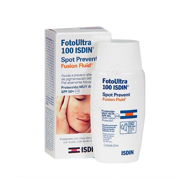 FOTOULTRA 100 ISDIN SPOT PREVENT FUSION FLUID SPF 50+ 50 ML