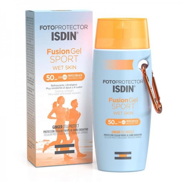 FOTOPROTECTOR ISDIN FUSION GEL SPORT WET SPF 50+ OIL FREE...