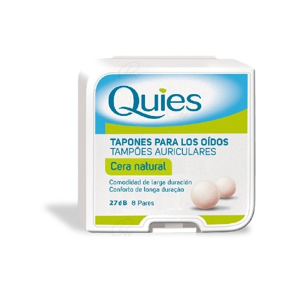 QUIES TAPONES OIDOS (CERA NATURAL 16 U)