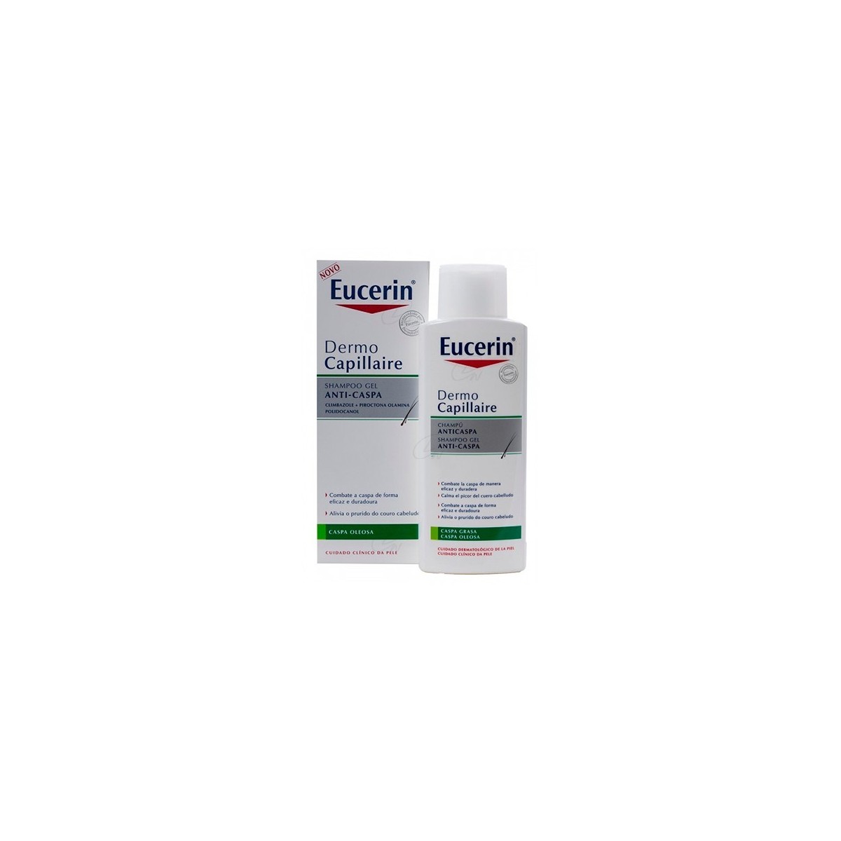 EUCERIN DERMOCAPILLAIRE CHAMPU ANTICASPA GRASA...