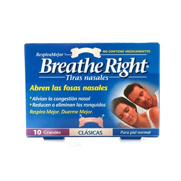 BREATHE RIGHT - TIRA NASAL (T- GDE 10 U)