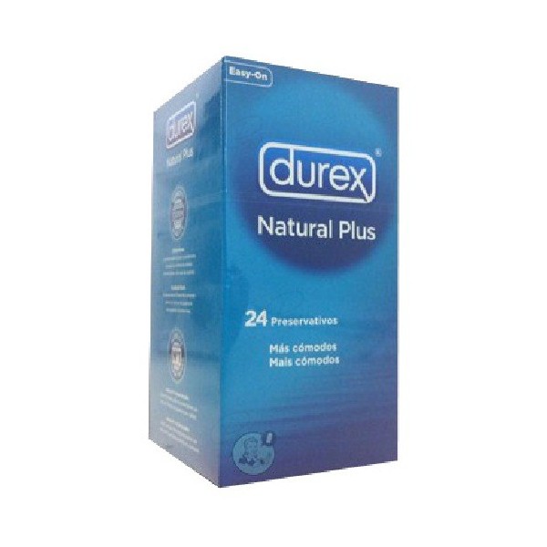 DUREX NATURAL PLUS - PRESERVATIVOS (24 U)