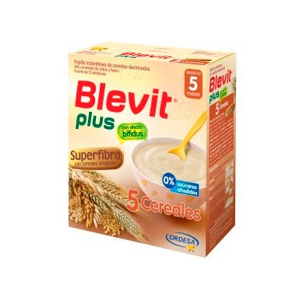 BLEVIT PLUS SUPERFIBRA PAPILLA 5 CEREALES 600G