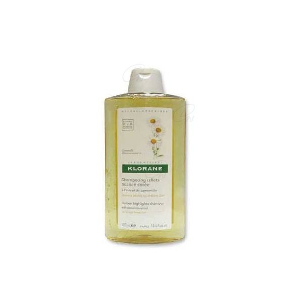 KLORANE CHAMPU REFLEJOS DORADOS A LA CAMOMILA (400 ML)