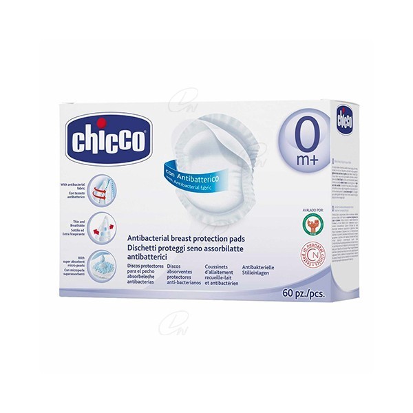 DISCOS ABSORBENTES LACTANCIA - CHICCO (60 U)
