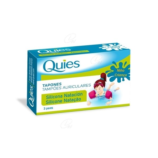 QUIES TAPONES OIDOS NATACION (SILICONA 6 U)