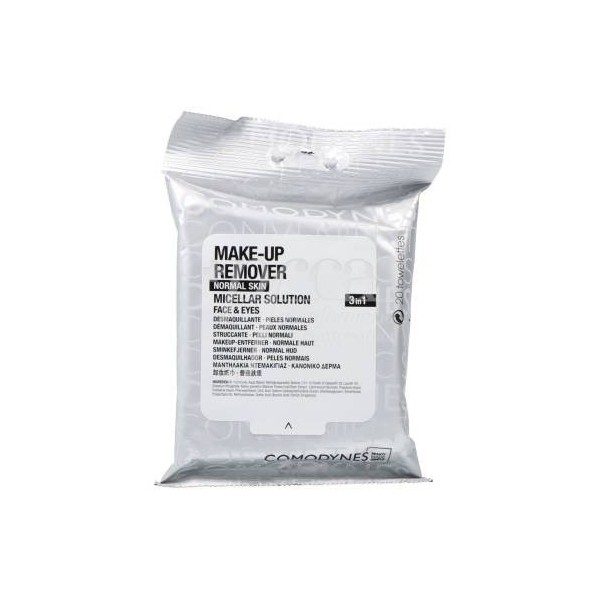 COMODYNES TOALLITAS DESMAQUILLANTES PIEL NORMAL 20 TOALLITAS