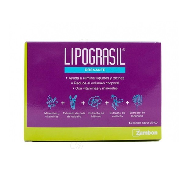 LIPOGRASIL DRENANTE (8G 14 SOBRES CITRICOS)