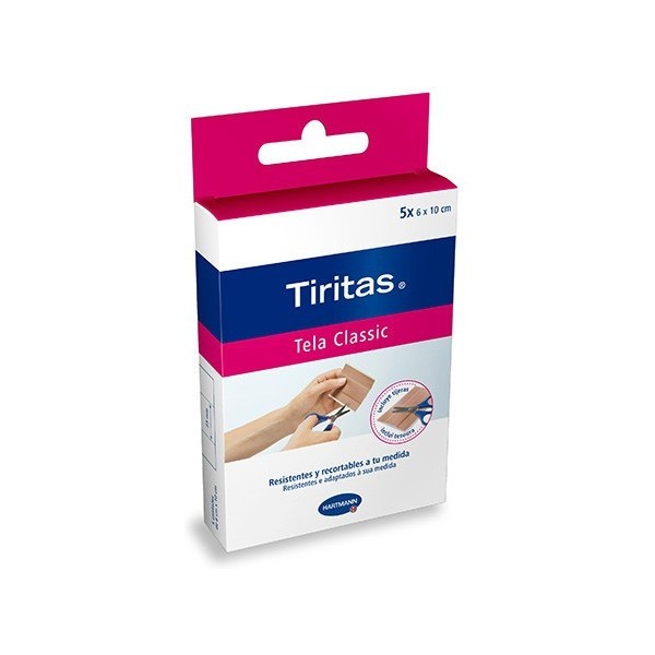 TIRITAS CLASSIC - APOSITO ADHESIVO C/ TIJERA (10 CM X 6...