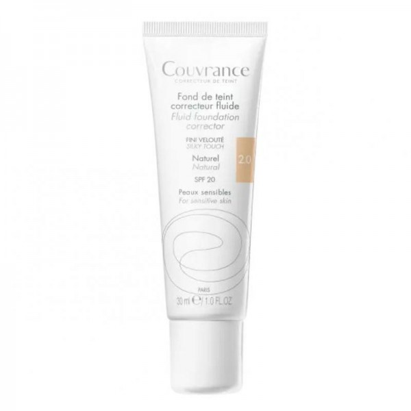 AVENE COUVRANCE MAQUILLAJE FLUIDO 2 TONO NATURAL 30ML