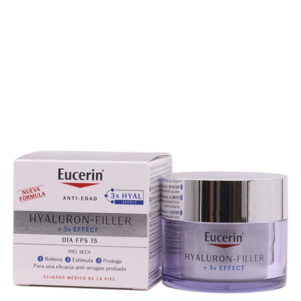 EUCERIN HYALURON FILLER DIA FPS 15 PIEL SECA  50  ML