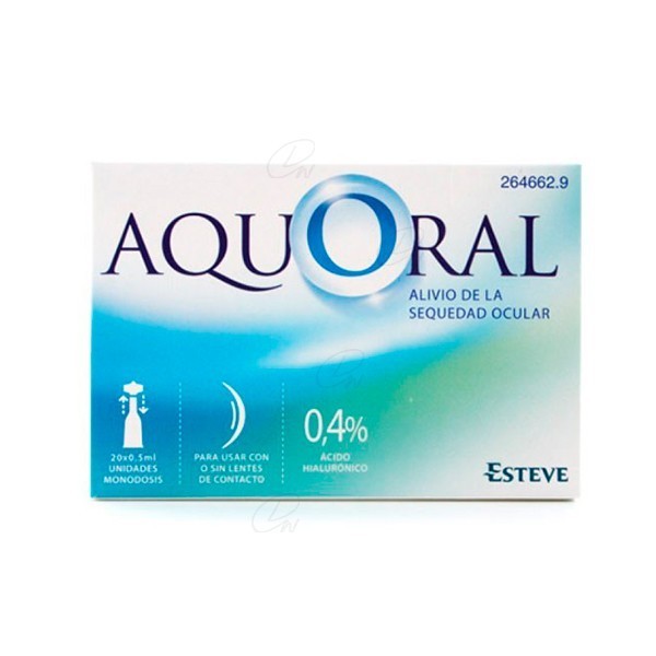 AQUORAL GOTAS OFTALMICAS LUBRICANTES - AC HIALURONICO...
