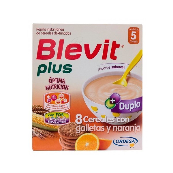 BLEVIT PLUS 8 CEREALES Y GALLETAS 600G