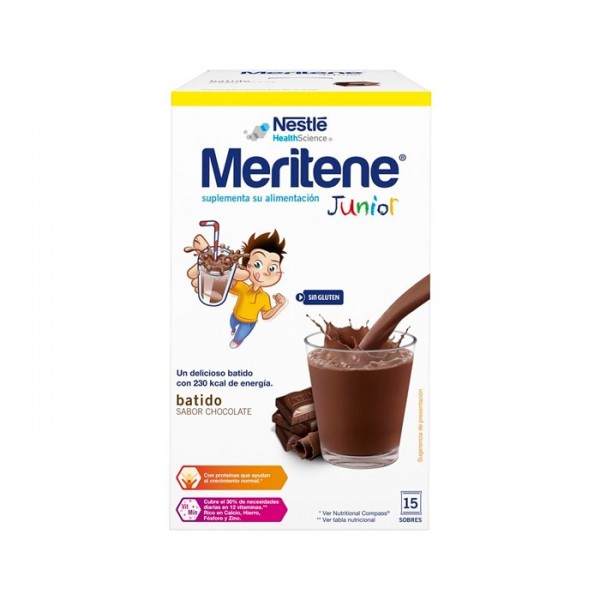MERITENE JUNIOR BATIDO CHOCOLATE 15 SOBRES