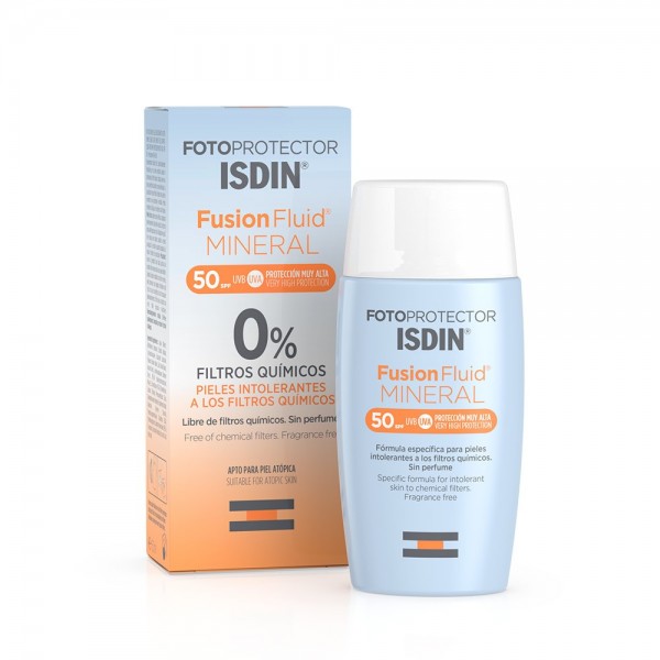 FOTOPROTECTOR ISDIN FUSION FLUID MINERAL SPF 50+ 50 ML. 