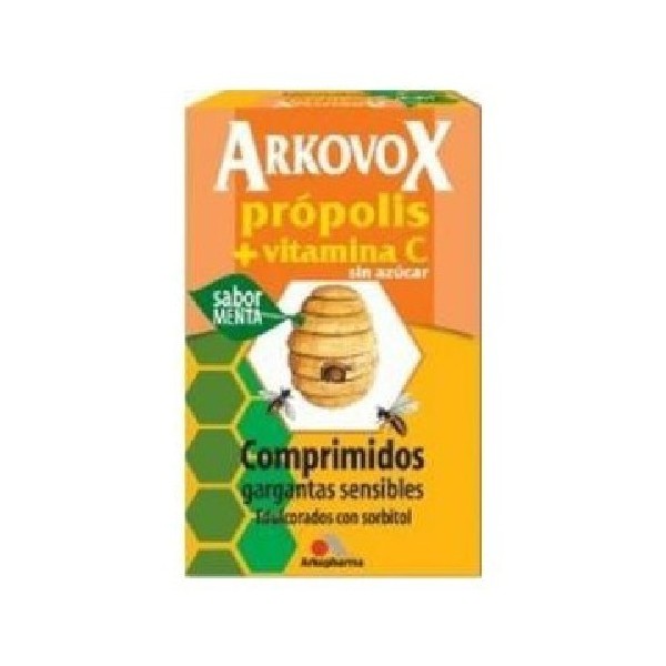 ARKOVOX PROPOLIS + VITAMINA C (20 COMP SABOR MENTA)