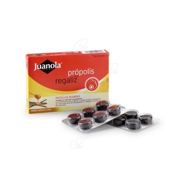 JUANOLA PASTILLAS BLANDAS PROPOLIS (48 G SABOR REGALIZ Y...