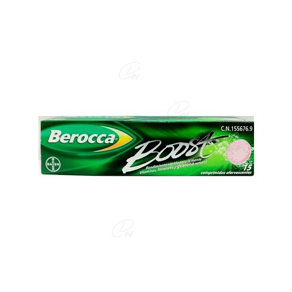 BEROCCA BOOST COMP EFERVESC (15 COMP)