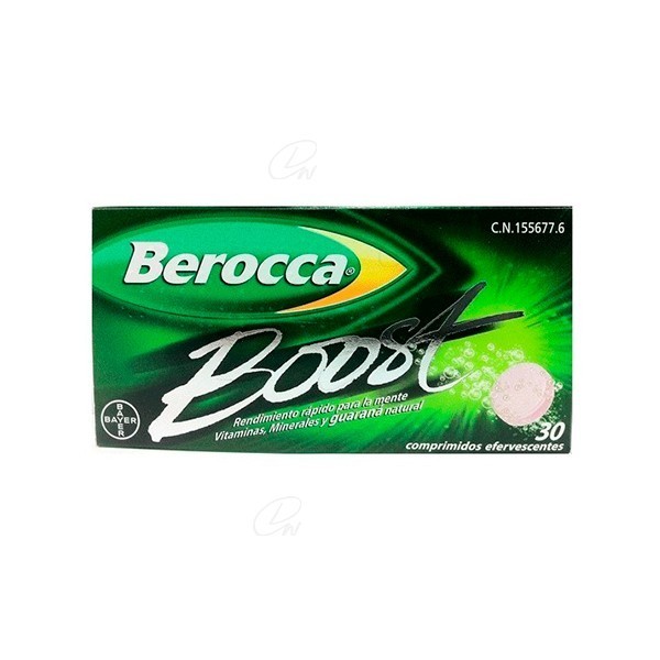 BEROCCA BOOST COMP EFERVESC (30 COMP)