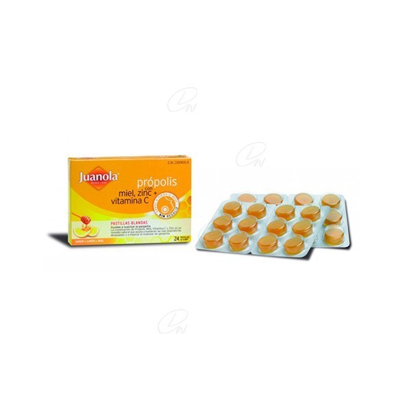 JUANOLA PASTILLAS BLANDAS PROPOLIS (48 G SABOR  VIT C...