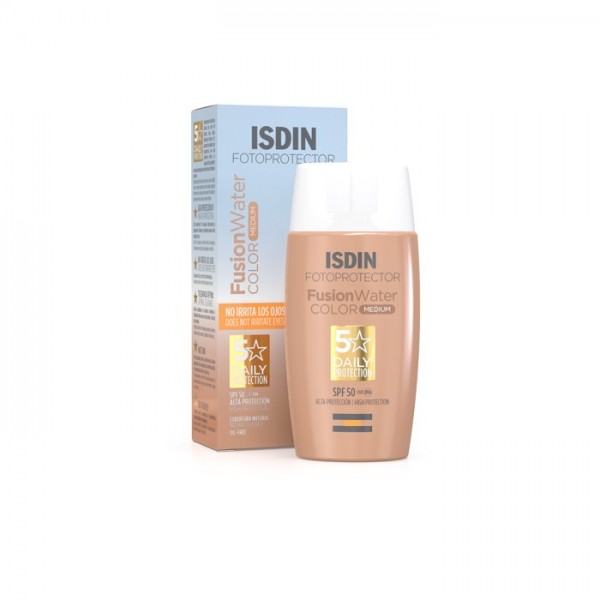 FOTOPROTECTOR ISDIN FUSION WATER COLOR MEDIO SPF50+ 50 ML