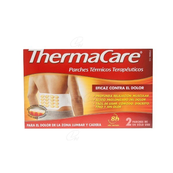 THERMACARE ZONA LUMBAR Y CADERA - PARCHES TERMICOS