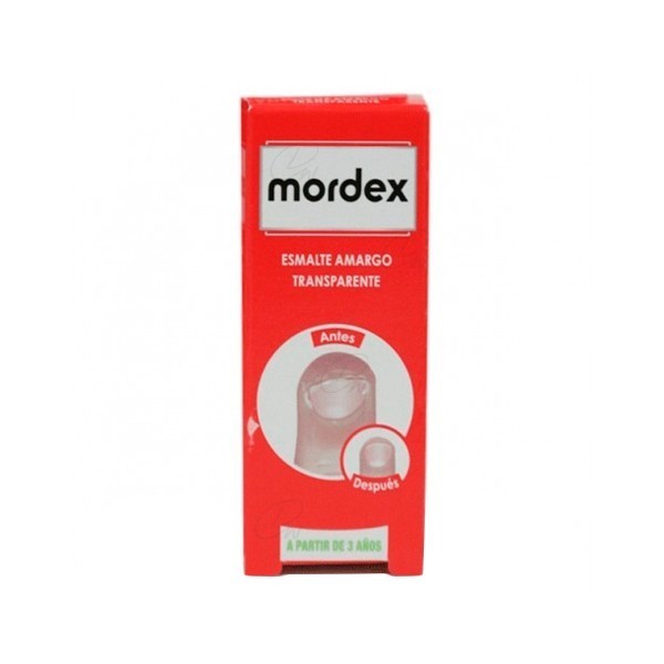 MORDEX ESMALTE AMARGO TRANSPARENTE (CON PINCEL 9 ML)