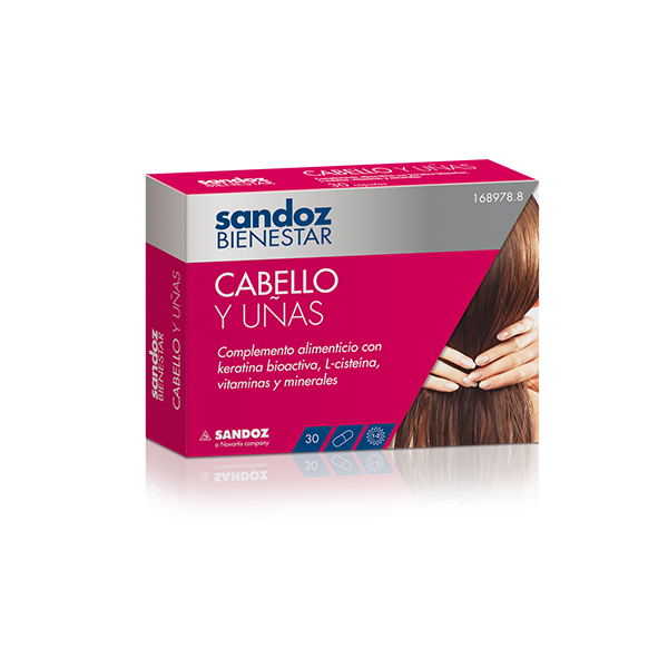 SANDOZ BIENESTAR CABELLO Y UÑAS 30CPS
