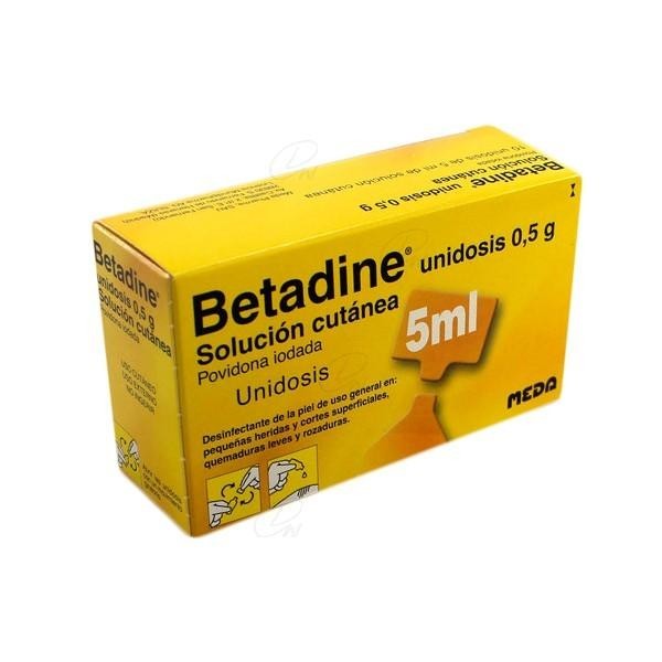 BETADINE 10% SOLUCION TOPICA 50 UNIDOSIS 10 ML