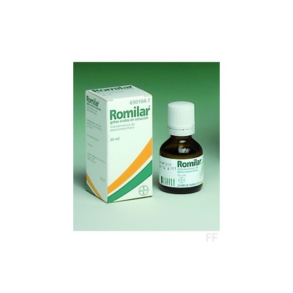ROMILAR 15 MG/ML GOTAS ORALES EN SOLUCION 20 ML