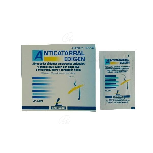 ANTICATARRAL EDIGEN 20 SOBR