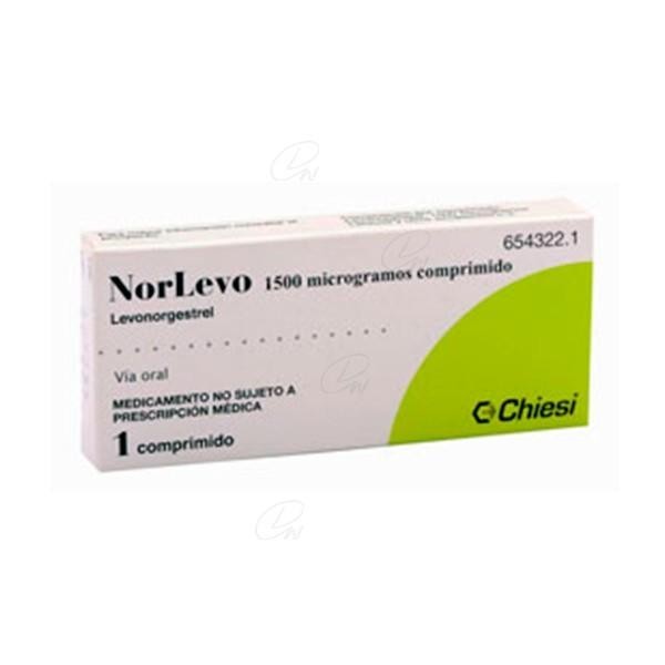 NORLEVO 1,5 MG 1 COMPRIMIDO