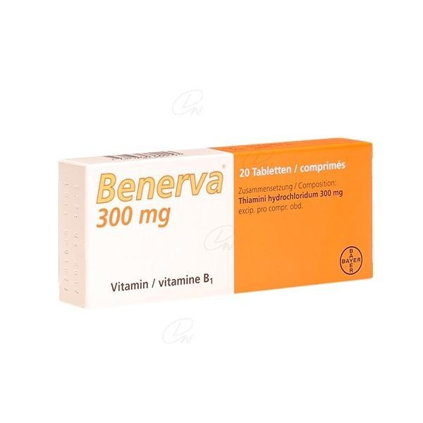 BENERVA 300 MG 20 COMPRIMIDOS