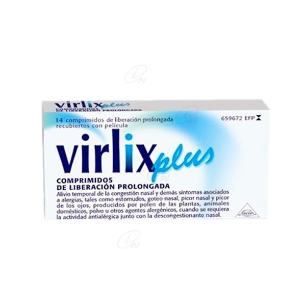 VIRLIX PLUS 14 COMPRIMIDOS LIBERACIÓN PROLONGADA