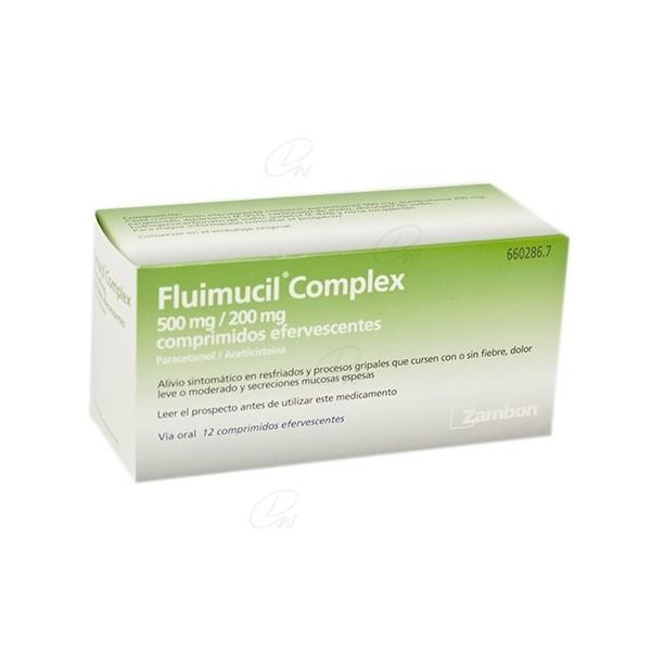 FLUIMUCIL COMPLEX 12 COMPRIMIDOS EFERVESCENTES