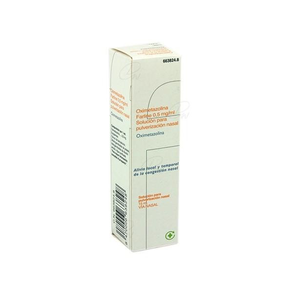OXIMETAZOLINA FARLINE 0.5 MG/ML SOL PULVER NASAL