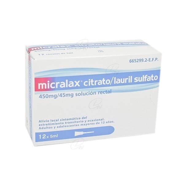 MICRALAX 5 ML 12 MICROENEMAS