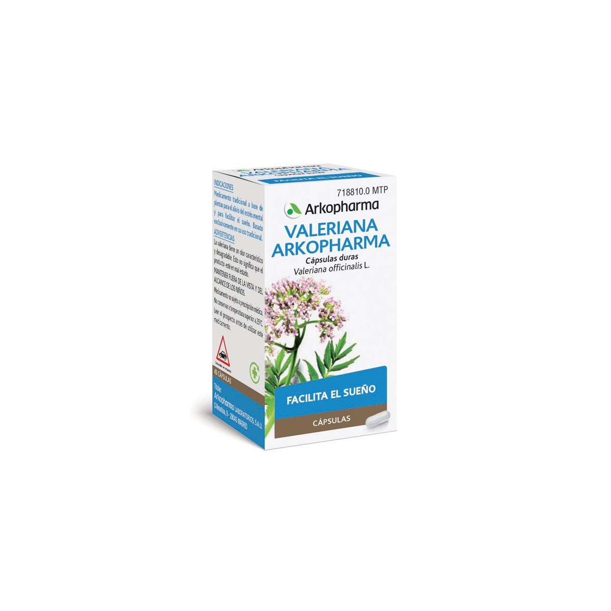 ARKOPHARMA VALERIANA 45 CAPSULAS