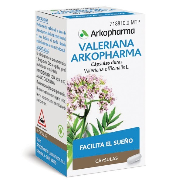 ARKOPHARMA VALERIANA 45 CAPSULAS