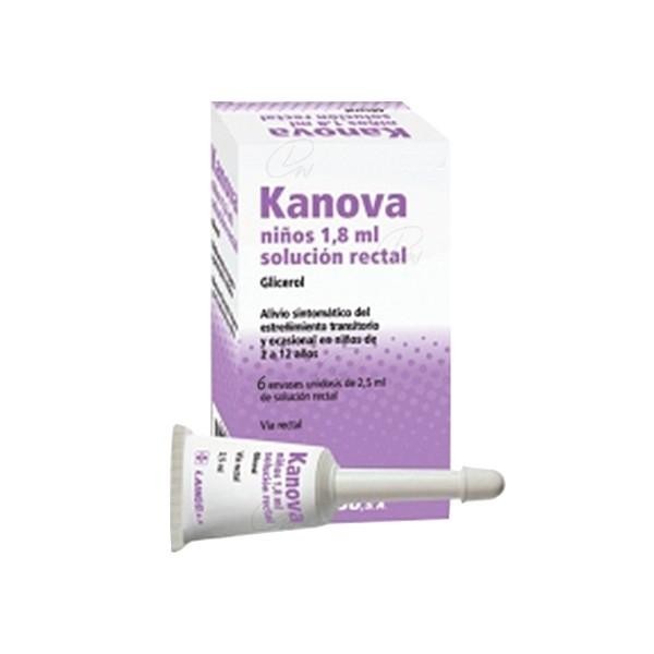 KANOVA NIÑOS 1,8 ML SOLUCION RECTAL 6 ENEMAS