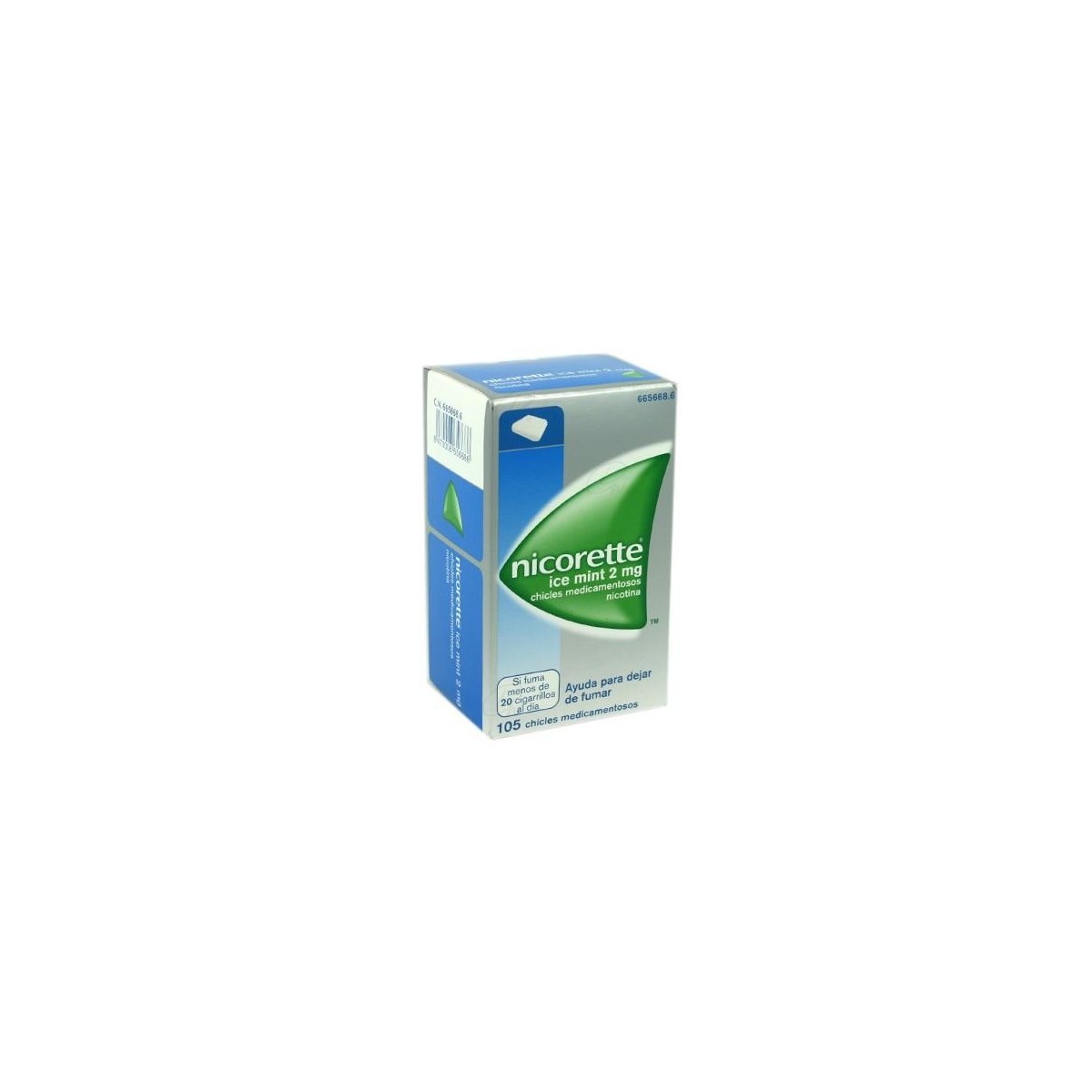 NICORETTE ICE MINT 2 MGR 105 CHICLES