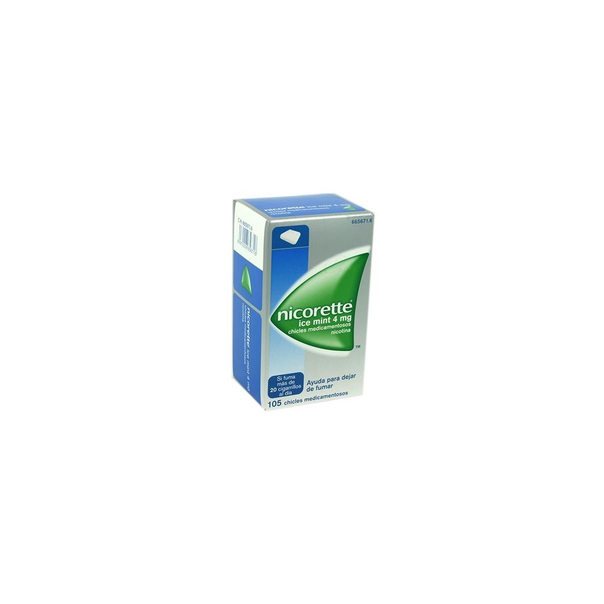 NICORETTE ICE MINT 4 MGR 105 CHICLES