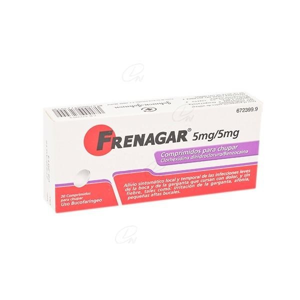 FRENAGAR 5 MG/5 MG 20 COMP