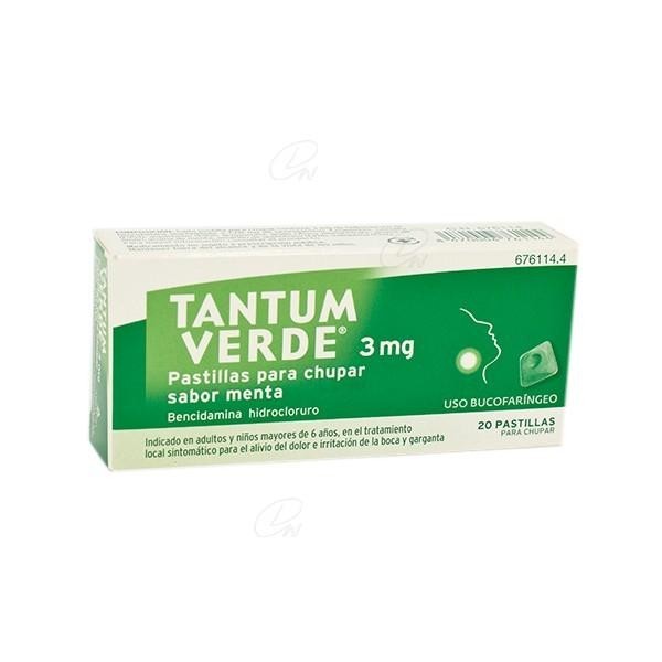 TANTUM VERDE 20 PASTILLAS