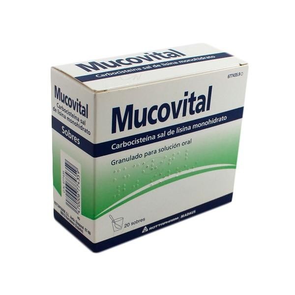 MUCOVITAL 20 SOBRES