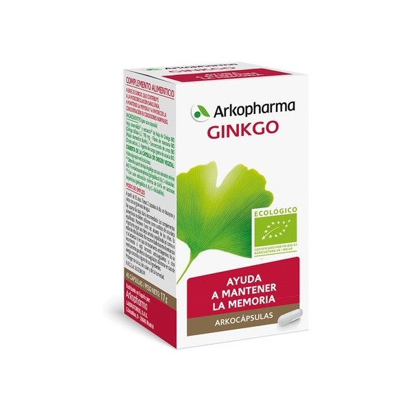 ARKOPHARMA GINKGO 180 MG 50 CAPSULAS